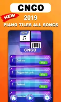 CNCO De Cero Fancy Piano Tiles Screen Shot 3