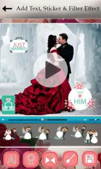 Wedding Photo to Video Maker Screen Shot 2