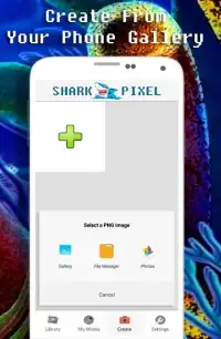 Funny Shark Color By Number - Pixel Art Screen Shot 0