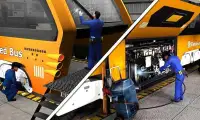 Bus Mechanic Auto Repair Shop-Car Garage Simulator Screen Shot 13
