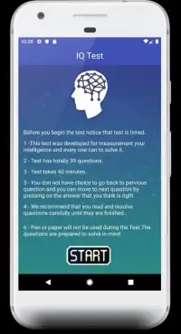 Free IQ Test Screen Shot 3