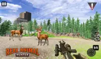 Real Animal Hunter - New Deer Hunting Games Screen Shot 0