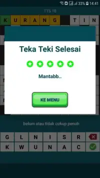 TTS Asli - Teka Teki Silang Pintar 2019 Offline Screen Shot 1