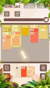 2048 Card - Digital Solitaire game Screen Shot 0