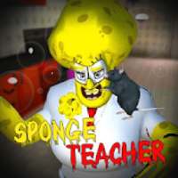 Scary Sponge Teacher Horror Neighbor