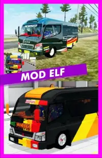 Mod Bussid Elf Screen Shot 1