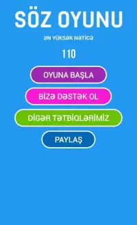 Söz Oyunu Azerbaycanca Screen Shot 1