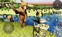 Bear shooter 3d free animal hunting game Screen Shot 2