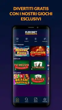 Eurobet Casinò Gratis - Slot, Roulette, Black Jack Screen Shot 2