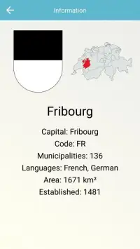 Swiss Cantons: Geography Quiz, Maps, Capitals Screen Shot 16