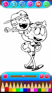 The Loud House Coloring Book Screen Shot 5