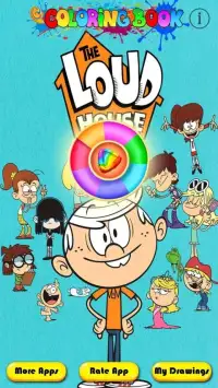 The Loud House Coloring Book Screen Shot 7