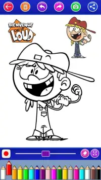 The Loud House Coloring Book Screen Shot 0