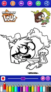 The Loud House Coloring Book Screen Shot 2