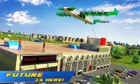 Futuristic Flying Train Simulator Taxi Train Games Screen Shot 11
