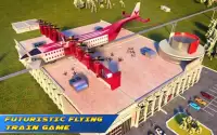 Futuristic Flying Train Simulator Taxi Train Games Screen Shot 8