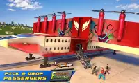 Futuristic Flying Train Simulator Taxi Train Games Screen Shot 12