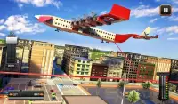 Futuristic Flying Train Simulator Taxi Train Games Screen Shot 4