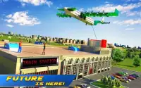 Futuristic Flying Train Simulator Taxi Train Games Screen Shot 6