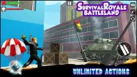 जीवन रक्षा युद्ध का मैदान - फ्री फायर। : मुफ्त खेल Screen Shot 4