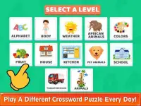 Kids Crossword Puzzles - Word Games For Kids Screen Shot 6