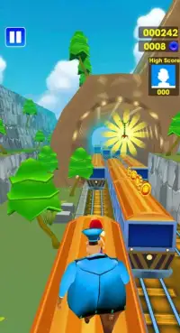Subway Track - Endless Surf Run Screen Shot 2