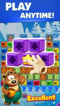 Toy Pop Cubes - Addictive Puzzle Game Screen Shot 1