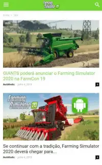 Farming Simulator 2020 (FS20) - News Screen Shot 0