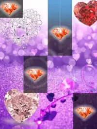 Piano Diamond Tiles Glitter Sparkle Jewelry Game Screen Shot 2