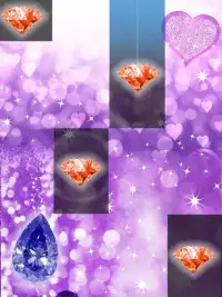 Piano Diamond Tiles Glitter Sparkle Jewelry Game Screen Shot 0