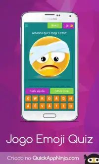 Emoji Jogo Quiz Screen Shot 4