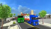 Big Oil Tanker Truck US Oil Tanker Driving Sim Screen Shot 4