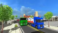 Big Oil Tanker Truck US Oil Tanker Driving Sim Screen Shot 8