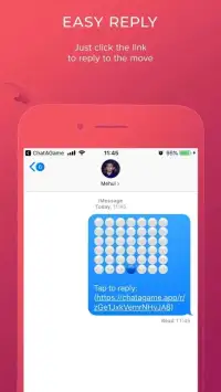 Chat A Game — Connect 4 or Tic Tac Toe in WhatsApp Screen Shot 2