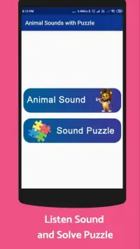 Animal Sounds and Puzzles Screen Shot 5