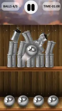 Can Hit Knock Down 3D:Hit and Smash Cans Games Screen Shot 3