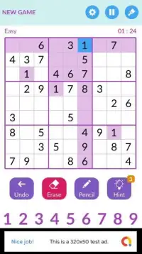 Sudoku Blitz - Smart Brain Game Screen Shot 1