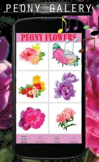 Peony Flowers Color By Number-Pixel Art Screen Shot 2