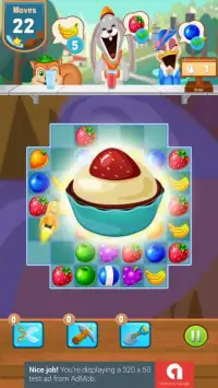 Juice Fruits Candy Shop Match Screen Shot 5