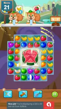 Juice Fruits Candy Shop Match Screen Shot 4