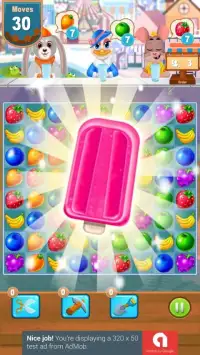 Juice Fruits Candy Shop Match Screen Shot 0