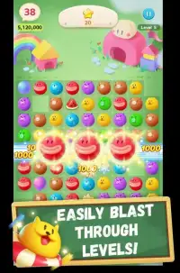 Happy Crush Game - Match 3 Puzzle Game Screen Shot 1