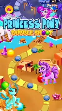 Princess Pony Bubble Shoot Screen Shot 1