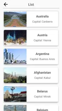 Capitals of All Countries in the World: City Quiz Screen Shot 1