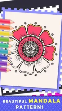 Coloring Game Mandala for Adults Screen Shot 3
