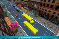 Virtual High School Bus Driver Simulator Screen Shot 9