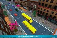 Virtual High School Bus Driver Simulator Screen Shot 1