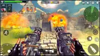 Gunner Battlefield: Fire Free Guns Game Simulator Screen Shot 1