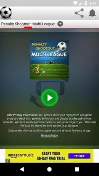 Penalty Shootout: Multi League Screen Shot 0