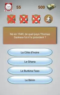 Afrique Millionnaire Quizz Screen Shot 2